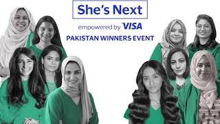 @visamiddleeast and @hblpak announced five winners of Pakistan’s inaugural She’s Next program