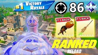 RANKED OG Fortnite Reload | High Kill Gameplay | Keyboard And Mouse | 86 Kills