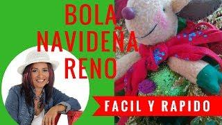 Decoracion Navideña / Bola de Navidad Reno