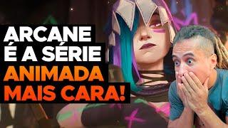 ZEUS REAGE: ARCANE É A SÉRIE ANIMADA MAIS CARA DE TODAS!