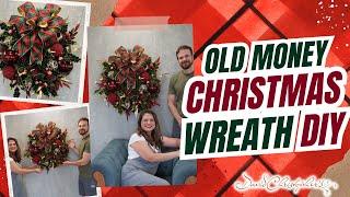 How to Create a Classy Old Money Christmas Wreath | David Christopher's Step-by-Step Tutorial (2024)