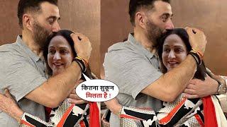 Hema Malini और Sunny Deol का प्यार तो देखो ! ऐसे करते है Sunny Paji अपने माँ Hema से प्यार ?