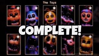 10/STAR COMPLETE! ALL MAX MODE (NO RADAR) | Another FNaF Fangame: Open Source (FNaF 2: OS)