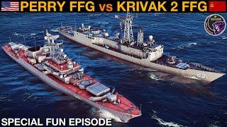 O.H.Perry Frigate vs Krivak II Frigate (Naval Battle 149) | Sea Power Mini Battle