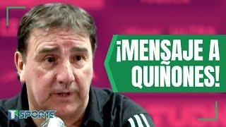 El MENSAJE de Néstor Lorenzo a Julián Quiñones por PREFERIR a la Selección Mexicana y no a Colombia