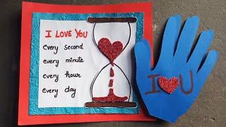 Easy and quick handmade valentine's day card | Sadhana Arora