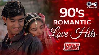 90's Romantic Love Hits - Video Jukebox | Bollywood Hindi Love Songs | 90's Hits Playlist