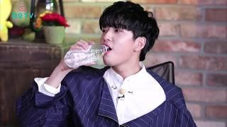 [ENG/CC] Heyo TV - Yongguk, Shihyun, Woodam, Jinyoung (Cool Beverages CF Challenge) CUT