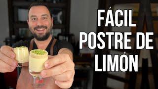 ¿Cómo hacer un Postre Cremoso de Limón en minutos? | Receta Fácil y Deliciosa