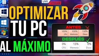  Acelera y Limpia Tu PC en 2024: Optimiza y Limpia Windows 7,8,10,11 sin Programas 