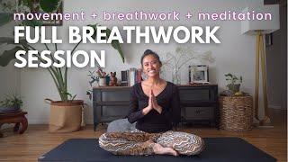 Full Breathwork Session to Release Stress and Clear The Mind