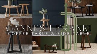 Franki & Cannes Coffee Table and Side Table #unboxing #assembly