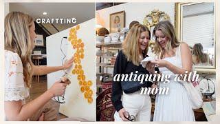 VLOG: antique shopping with mom, crafts, rooftop nights (SUMMER VIBES)