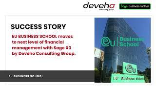 Success Story: EUBS, moves to next level of financial management with Sage X3 by Deveho.