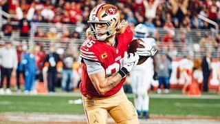 George Kittle Reaches 1,000 Yard Mark on "Monday Night Football" vs. Lions