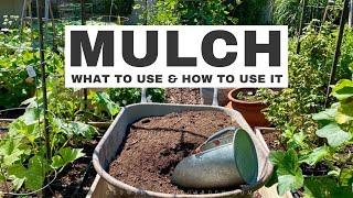 MULCHING YOUR GARDEN: WHAT to use and HOW to use it