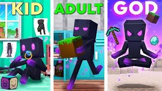 Growing Up As ENDERMAN In Minecraft!