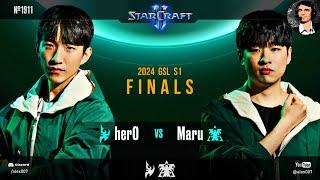 ГРАНДФИНАЛ ГЕРОЕВ КОРЕИ: Vitality.Maru vs DKZ.herO -  Global StarCraft II League 2024 Season 1 FINAL