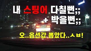 스팅어 긴급제동(AEB) feat. 옵션값 뽑았다...