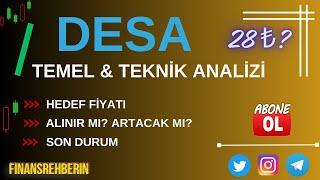 DESA Hisse Yorum - Teknik Analiz - Temel Analiz #desa