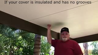 Decorate your insulated aluminum patio cover with 3"x8" Alumahooks