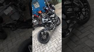 RC 390 tail kit install  Black colour ktm  #rc390 #ytshorts #shorts #viral