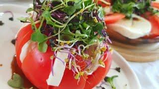 [초간단 샐러드] 다이어트 계속하게 만드는 카프레제 Caprese  토마토 샐러드 Tomato Sala