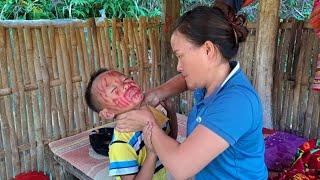 How to cook sticky rice to sell, the boy destroyed the house