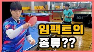 임팩트에도 종류가 있는데, 드라이브야 스매싱이야 탁구레슨 [조현우코치레슨] / table tennis Topspin or smash?