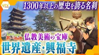 【若一調査隊】国宝・阿修羅像など数多くの仏教美術が！1300年以上の歴史を誇る世界遺産・興福寺の魅力【かんさい情報ネット ten.】