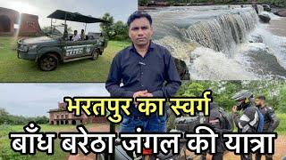 भरतपुर “बांध बरेठा” जंगल की यात्रा | KISHAN MAHAL | WATERFALL | | BANDH BARETHA COMPLETE TOUR