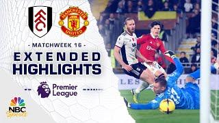 Fulham v. Manchester United | PREMIER LEAGUE HIGHLIGHTS | 11/13/2022 | NBC Sports