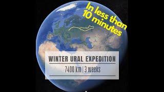 SaabVoyage Winter Ural Expedition 2019. 7400 km to Asia in less 10 minutes