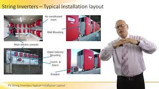 PV String Inverters Typical Installation Layout