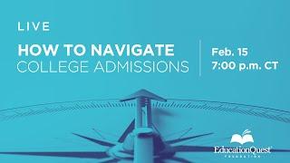 How to Navigate College Admissions LIVE