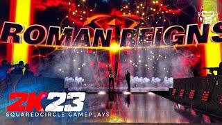 WWE 2K23 Roman Reigns Updated Entrance Graphics Pack | WWE 2K23 Mods