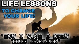 13 LIFE LESSONS FOR TEENAGERS THAT CAN CHANGE YOUR LIFE | I WISH I KNEW THIS EARLIER (2022) #lessons