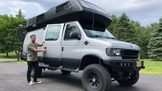 MEGA VANLIFE TOUR | 4x4 Overland Off Road Airstream B190 Ujoint RV Conversion Motor Home