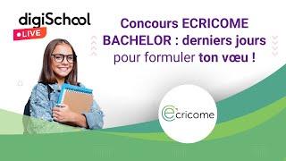 Rediffusion Live : concours ECRICOME BACHELOR - par digiSchool