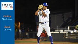 Dodgers Prospects: David Tiburcio Pitching Mechanics From The Side