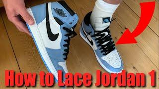 How to Lace Jordan 1 | Loosely