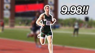 MATT BOLING 9.98 HS 100M RECORD