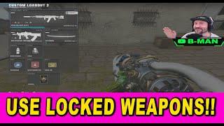 SOLO Warzone glitch to Equip locked weapons, how to equip locked weapons in warzone, bo6 glitch