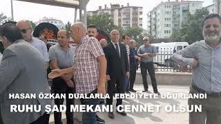 ANKARA VALİ YARDIMCISI AYHAN ÖZKAN'IN BABASI HASAN ÖZKAN EBEDİYETE DUALARLA UĞURLANDI