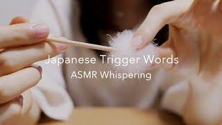 [Japanese ASMR] Japanese Trigger Words #1, Ear to Ear Whispering, Hand Movement