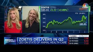 Zoetis CEO Kristin Peck on CNBC's Squawk on the Street: August 8, 2023