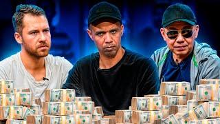 Poker Pros BATTLE in High Stakes CASH GAME