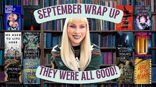 SO many amazing spooky reads  new horror, thriller, fantasy, cozy fall books | september wrap up