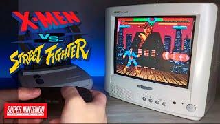 X-Men VS. Street Fighter - Super Nintendo Gameplay