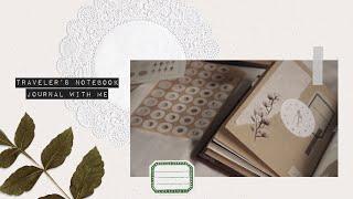 — traveler's notebook journal with me | softly studio happy mail